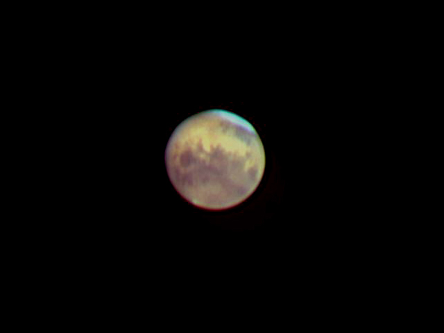The planet Mars on November 13, 2005